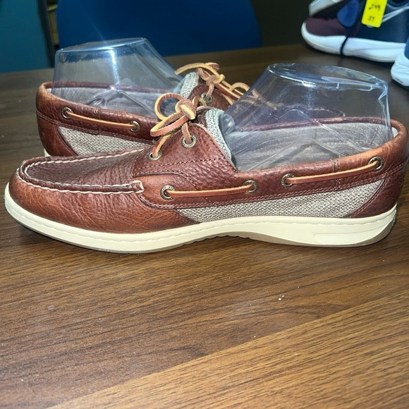 Sperry Top Sider Bluefish 2 Eye Tan Women 10M 9276632 - Picture 8 of 10